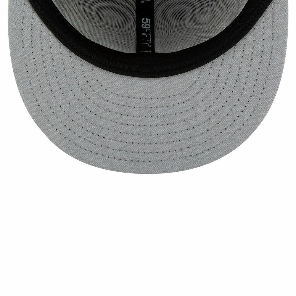 Los Angeles Dodgers Two-Tone 59FIFTY Fitted Hat Gray/Black | New Era