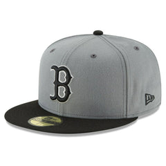 Boston Red Sox Two-Tone 59FIFTY Fitted Hat Gray/Black | New Era