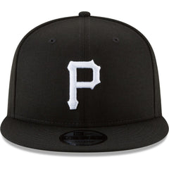 Pittsburgh Pirates Black & White 9FIFTY Snapback Hat Black | New Era