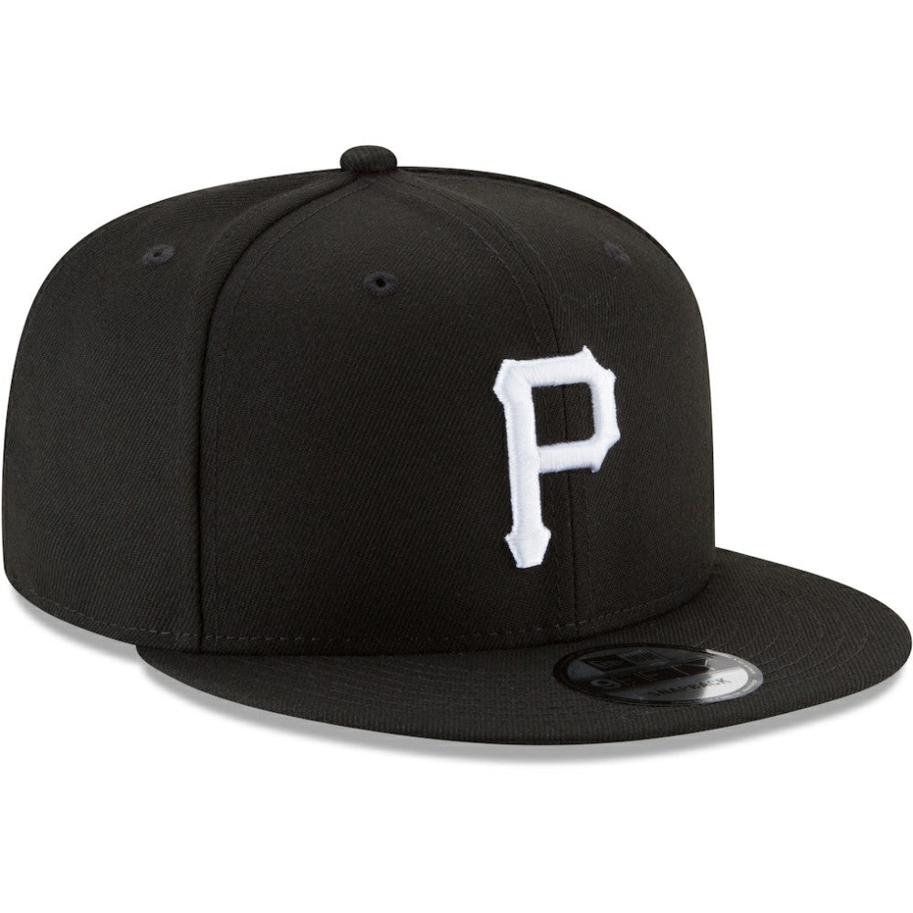 Pittsburgh Pirates Black & White 9FIFTY Snapback Hat Black | New Era