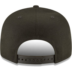 Cincinnati Reds Black on Black 9FIFTY Team Snapback Adjustable Hat Black | New Era