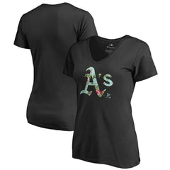 Athletics Women's Lovely V-Neck T-Shirt Black