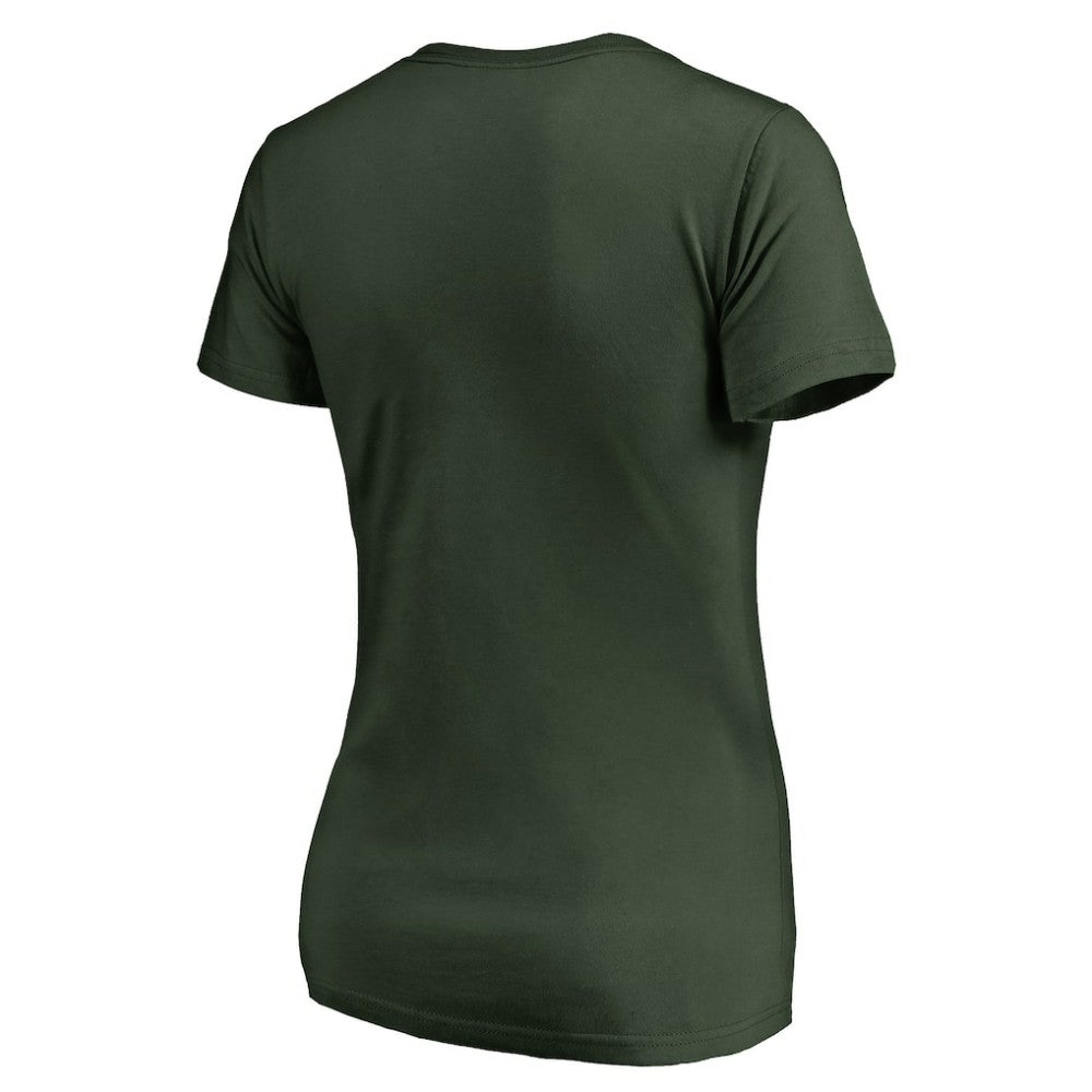 Minnesota Wild Women's Graceful V-Neck T-Shirt Green