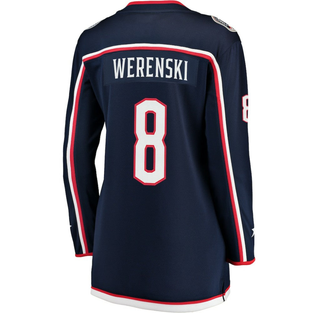 Zach Werenski Columbus Blue Jackets Fanatics Women's Breakaway Jersey Navy