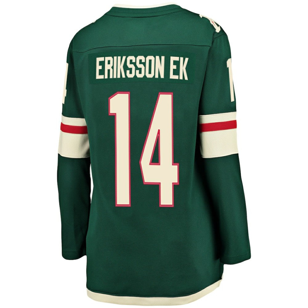Joel Eriksson Ek Minnesota Wild Fanatics Women's Breakaway Player Jersey Green