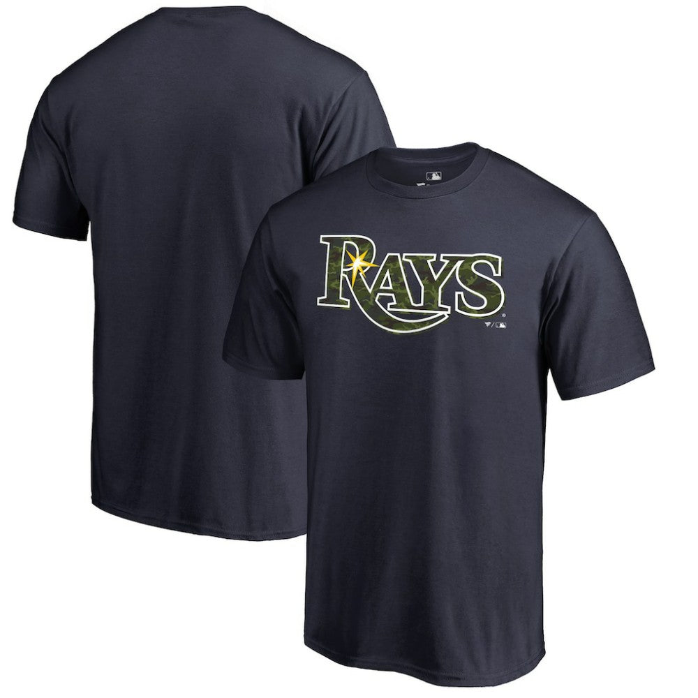 Tampa Bay Rays Armed Forces Wordmark T-Shirt Navy