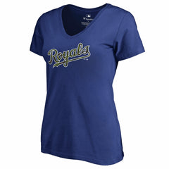 Kansas City Royals Women's Armed Forces Wordmark T-Shirt Royal