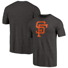 San Francisco Giants Cooperstown Collection Forbes Tri-Blend T-Shirt Heathered Black