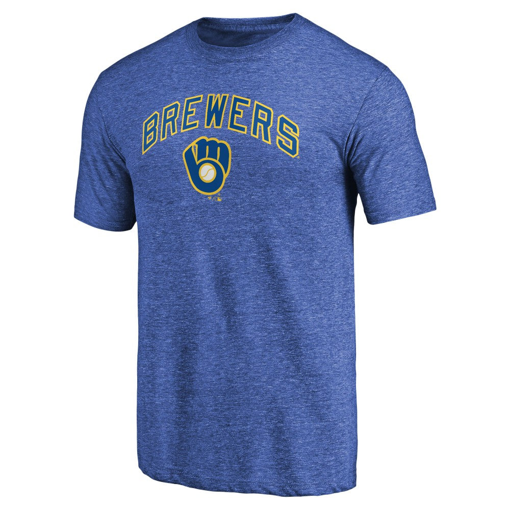 Milwaukee Brewers Vintage Cooperstown Collection Wahconah Tri-Blend T-Shirt Royal