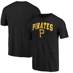 Pittsburgh Pirates Vintage Cooperstown Collection Wahconah Tri-Blend T-Shirt Black