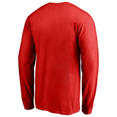 Boston Red Sox Team Wordmark Long Sleeve T-Shirt Red