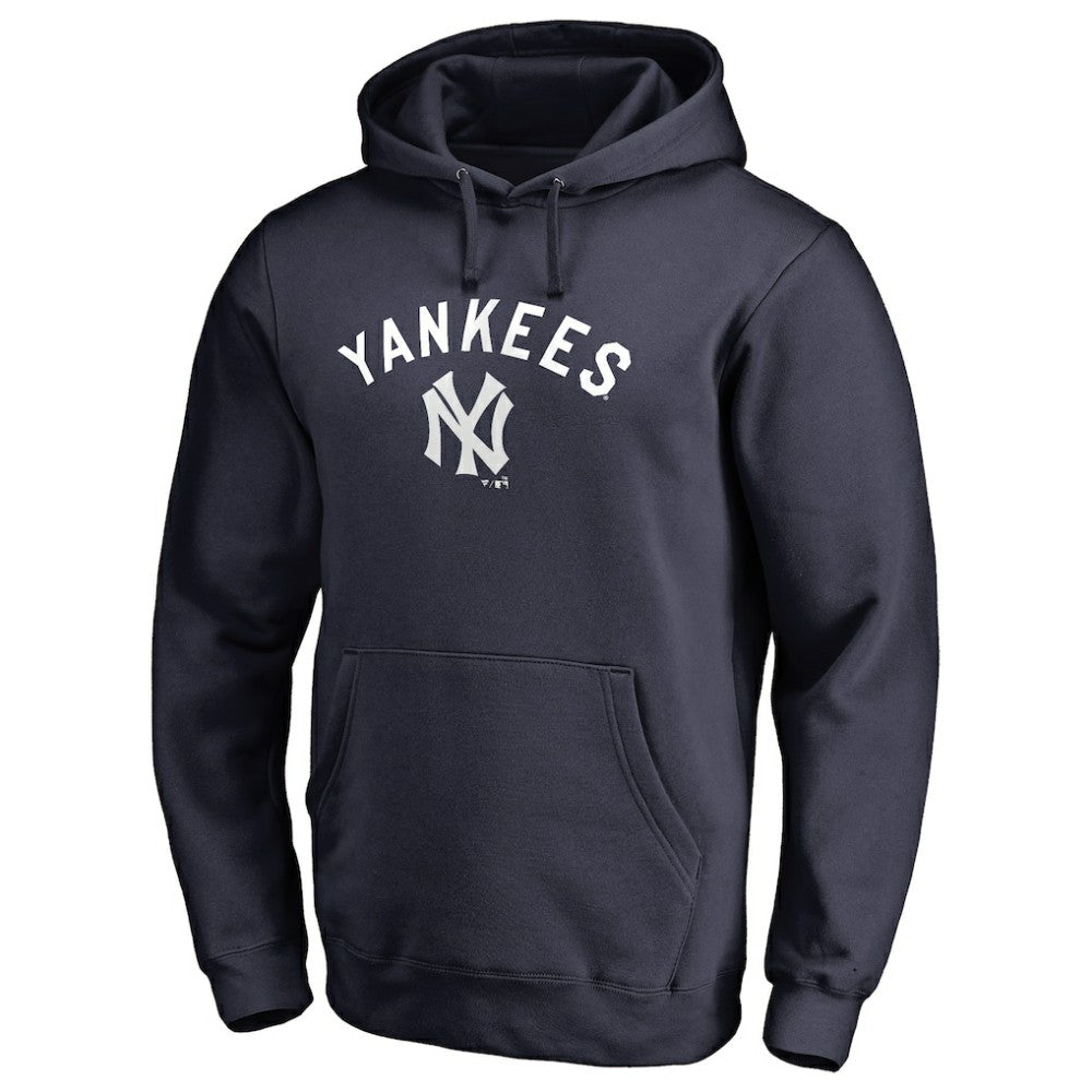 New York Yankees Vintage Cooperstown Collection Wahconah Fitted Pullover Hoodie Navy