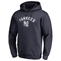 New York Yankees Vintage Cooperstown Collection Wahconah Fitted Pullover Hoodie Navy