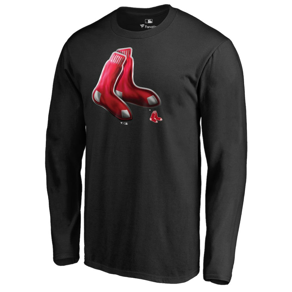 Boston Red Sox Midnight Mascot Long Sleeve T-Shirt Black