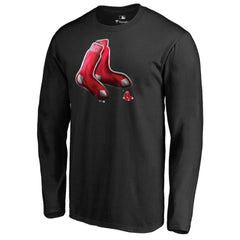 Boston Red Sox Midnight Mascot Long Sleeve T-Shirt Black