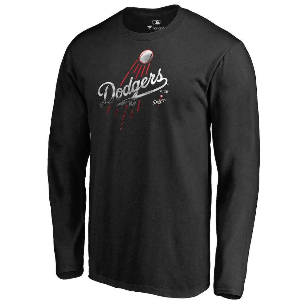 Los Angeles Dodgers Midnight Mascot Long Sleeve T-Shirt Black