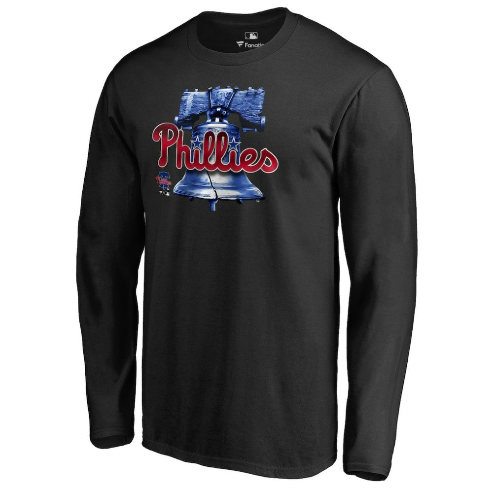 Philadelphia Phillies Midnight Mascot Long Sleeve T-Shirt Black