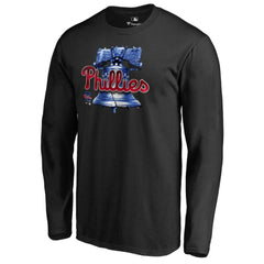 Philadelphia Phillies Midnight Mascot Long Sleeve T-Shirt Black