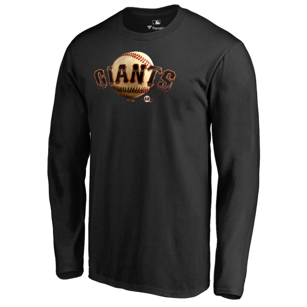 San Francisco Giants Midnight Mascot Long Sleeve T-Shirt Black