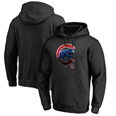 Chicago Cubs Midnight Mascot Pullover Hoodie Black