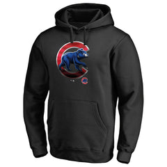 Chicago Cubs Midnight Mascot Pullover Hoodie Black