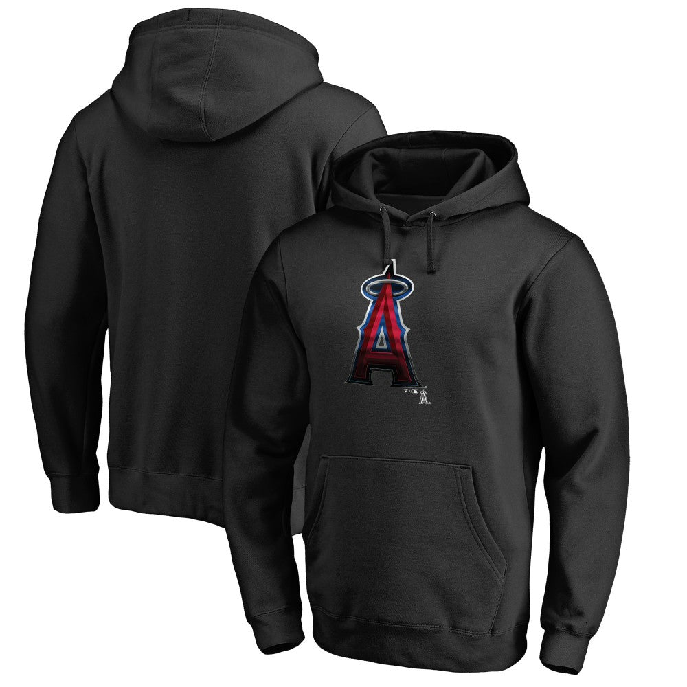 Los Angeles Angels Midnight Mascot Pullover Hoodie Black