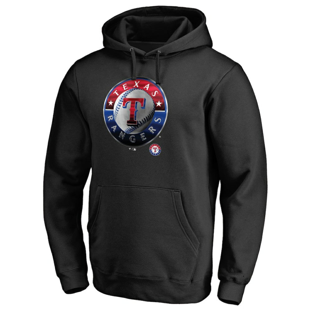 Texas Rangers Midnight Mascot Pullover Hoodie Black