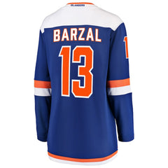 Mathew Barzal New York Islanders Fanatics Women's Alternate Breakaway Jersey Blue