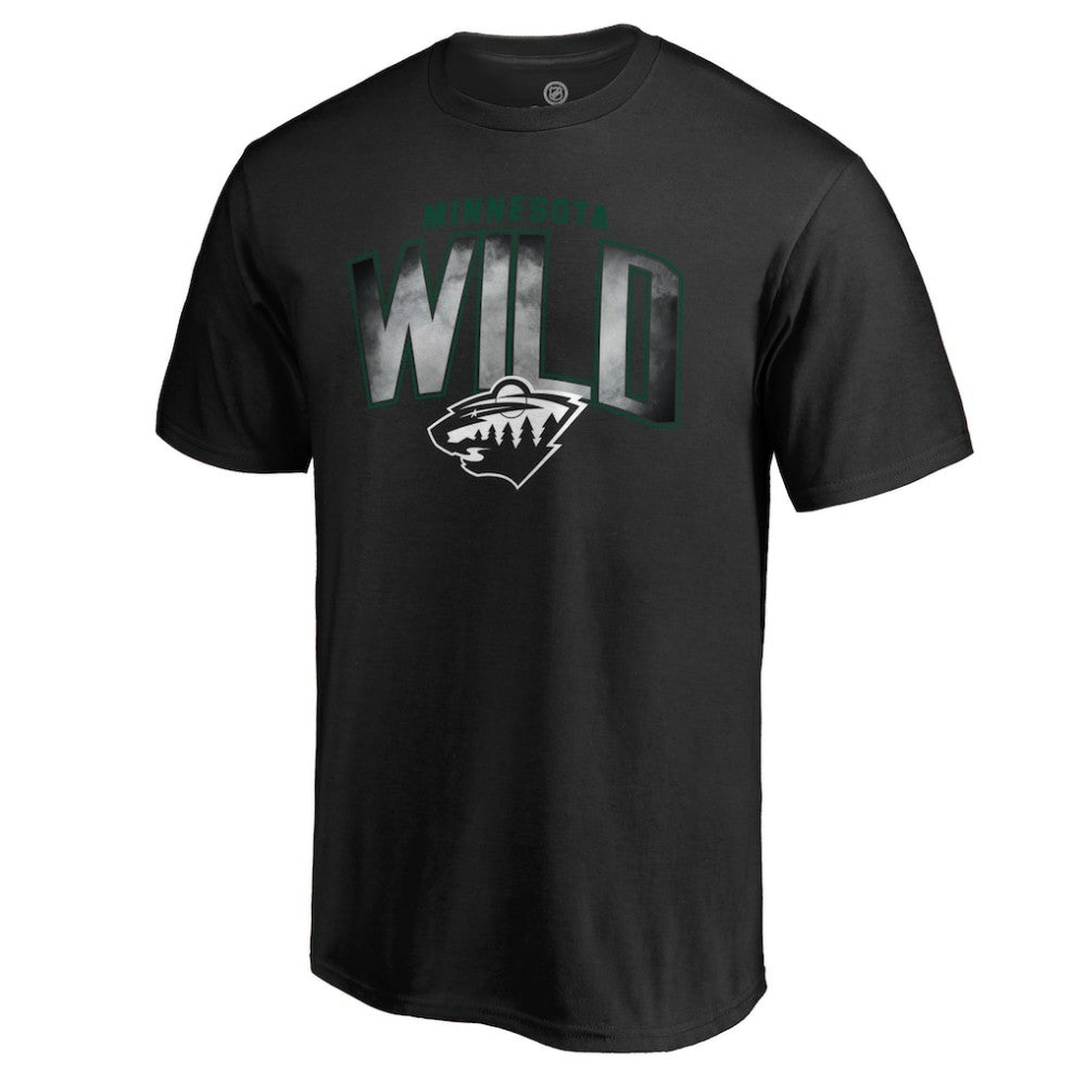 Minnesota Wild Arch Smoke T-Shirt Black