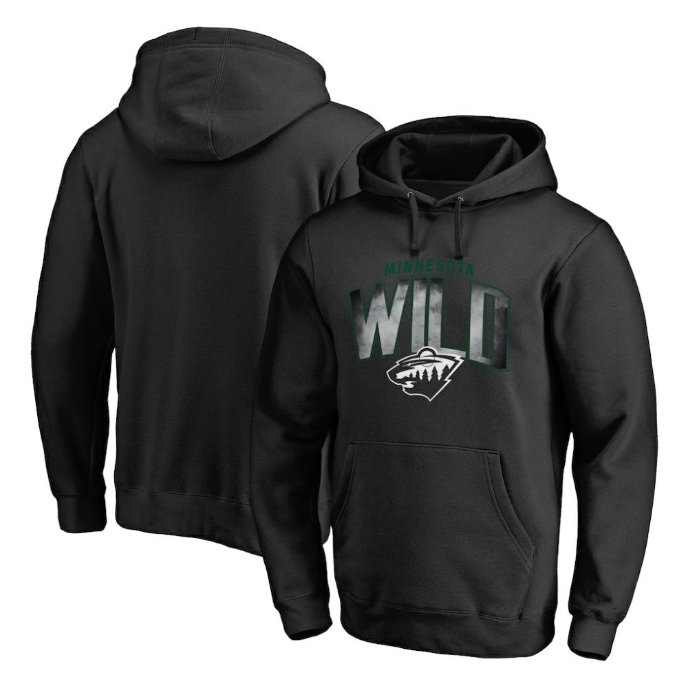 Minnesota Wild Arch Smoke Pullover Hoodie Black