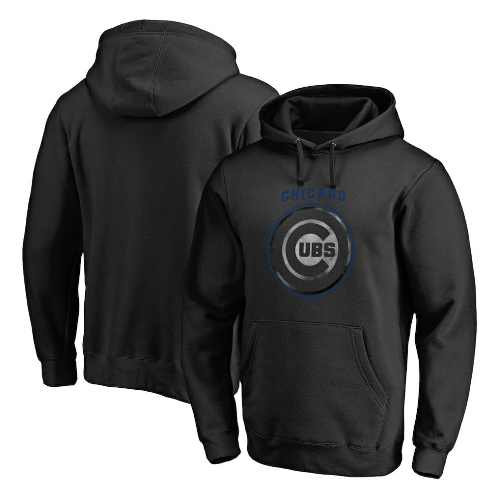 Chicago Cubs Arch Smoke Pullover Hoodie Black