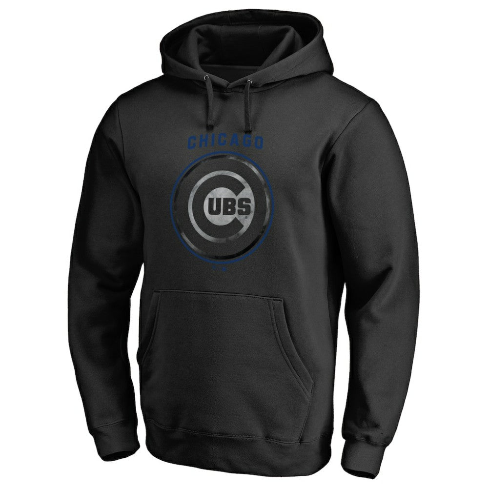 Chicago Cubs Arch Smoke Pullover Hoodie Black