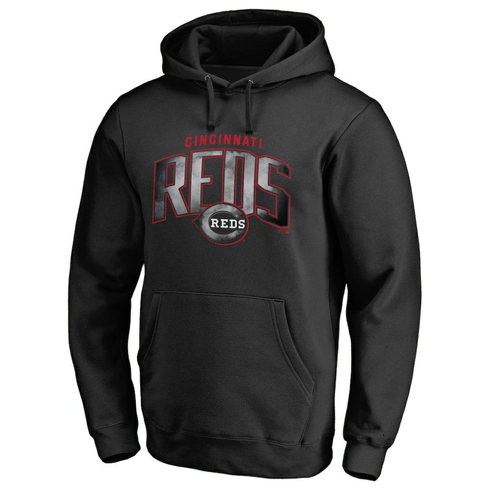 Cincinnati Reds Arch Smoke Pullover Hoodie Black