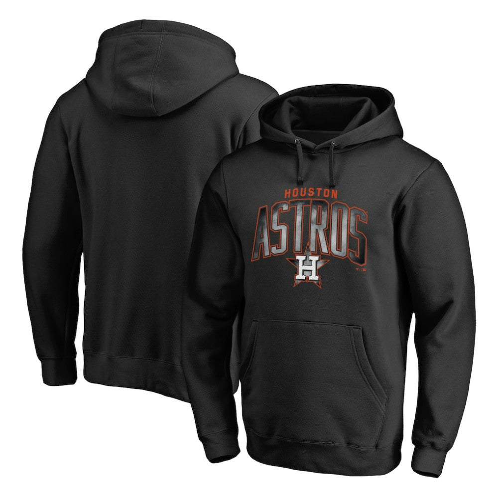 Houston Astros Arch Smoke Pullover Hoodie Black