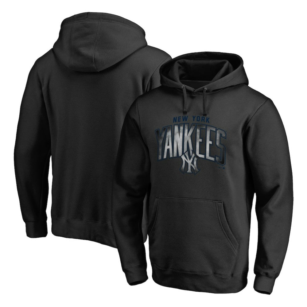 New York Yankees Arch Smoke Pullover Hoodie Black