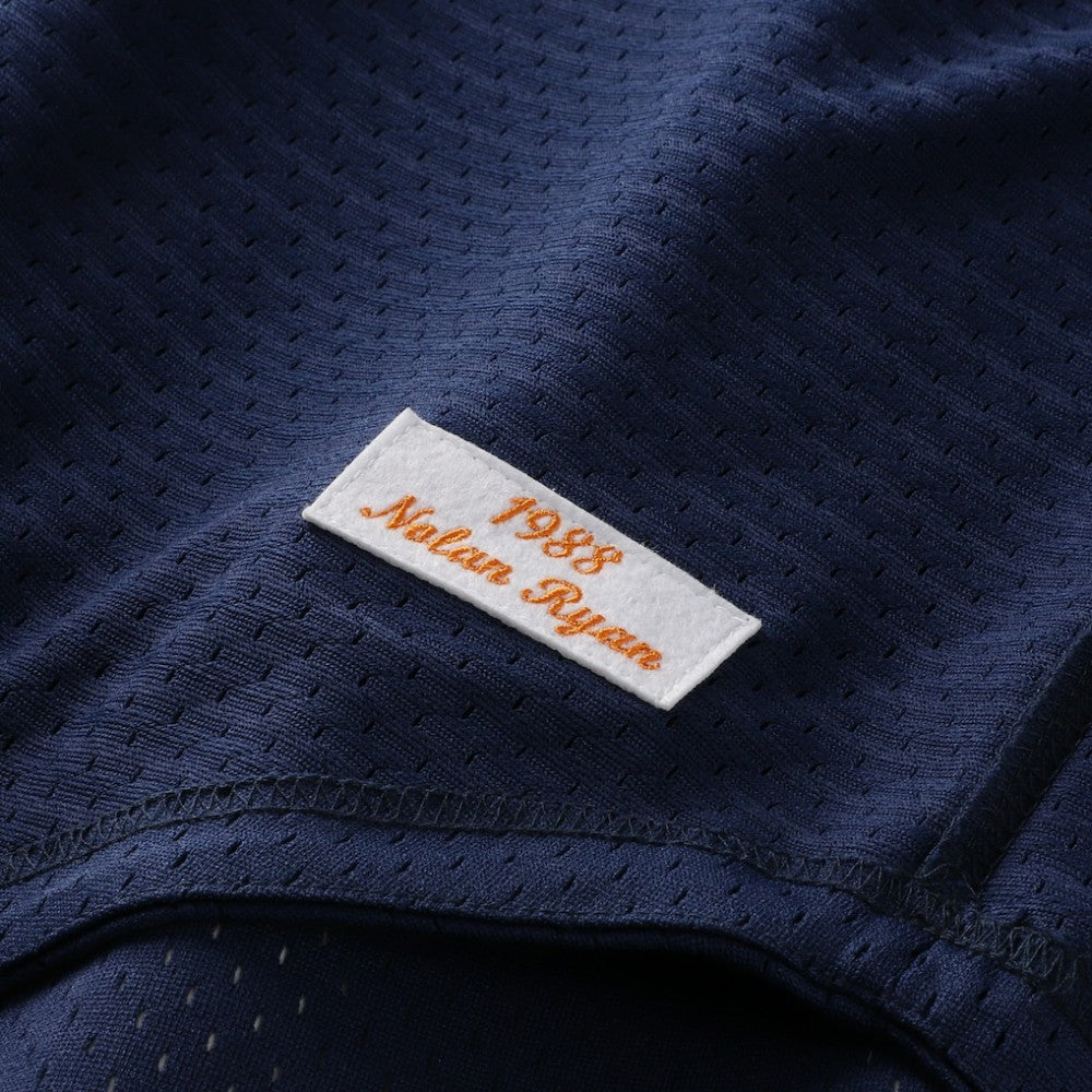 Nolan Ryan Houston Astros Cooperstown Collection Big & Tall Mesh Batting Practice Jersey Navy | Mitchell & Ness