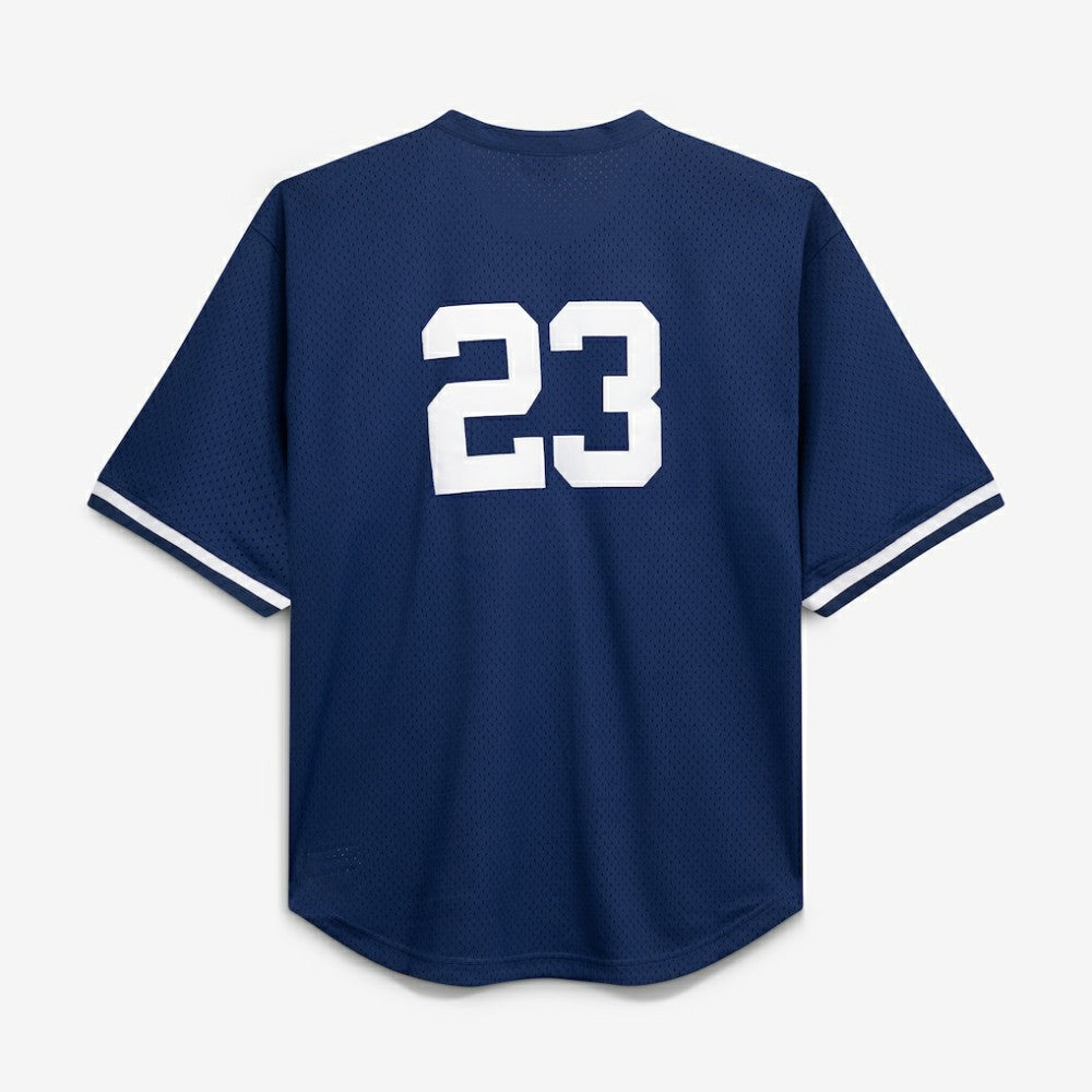 Don Mattingly New York Yankees Cooperstown Collection Big & Tall Mesh Batting Practice Jersey Navy | Mitchell & Ness