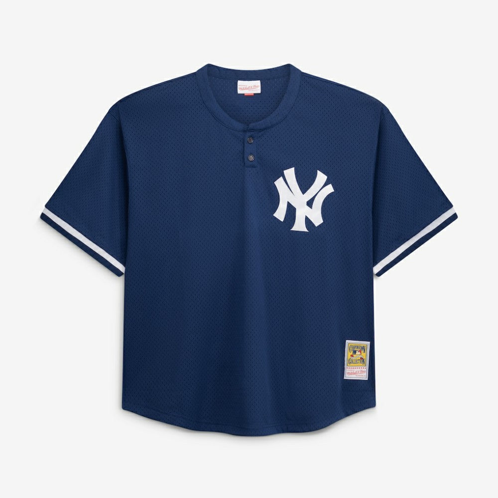 Mariano Rivera New York Yankees Mitchell & Ness Cooperstown Collection Big & Tall Mesh Batting Practice Jersey Navy | New Era