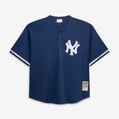 Mariano Rivera New York Yankees Mitchell & Ness Cooperstown Collection Big & Tall Mesh Batting Practice Jersey Navy | New Era