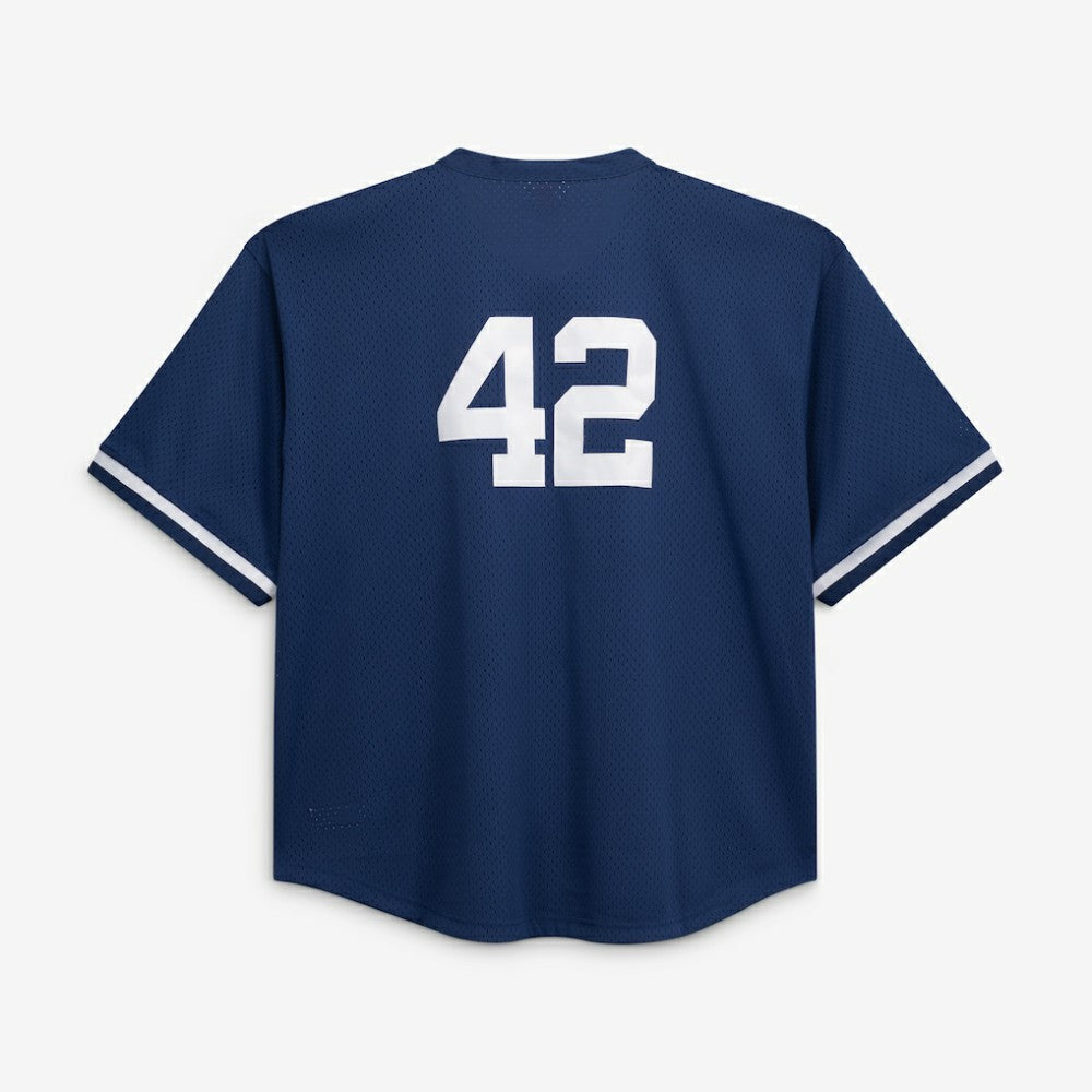Mariano Rivera New York Yankees Mitchell & Ness Cooperstown Collection Big & Tall Mesh Batting Practice Jersey Navy | New Era
