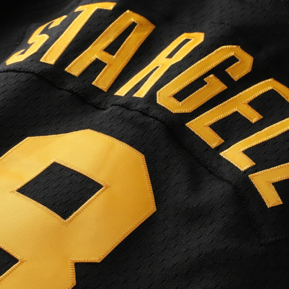 Willie Stargell Pittsburgh Pirates Cooperstown Collection Big & Tall Mesh Batting Practice Jersey Black | Mitchell & Ness