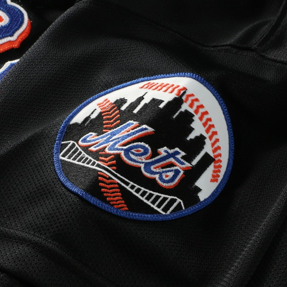 Mike Piazza New York Mets Big & Tall Cooperstown Mesh Batting Practice Jersey Black | Mitchell & Ness