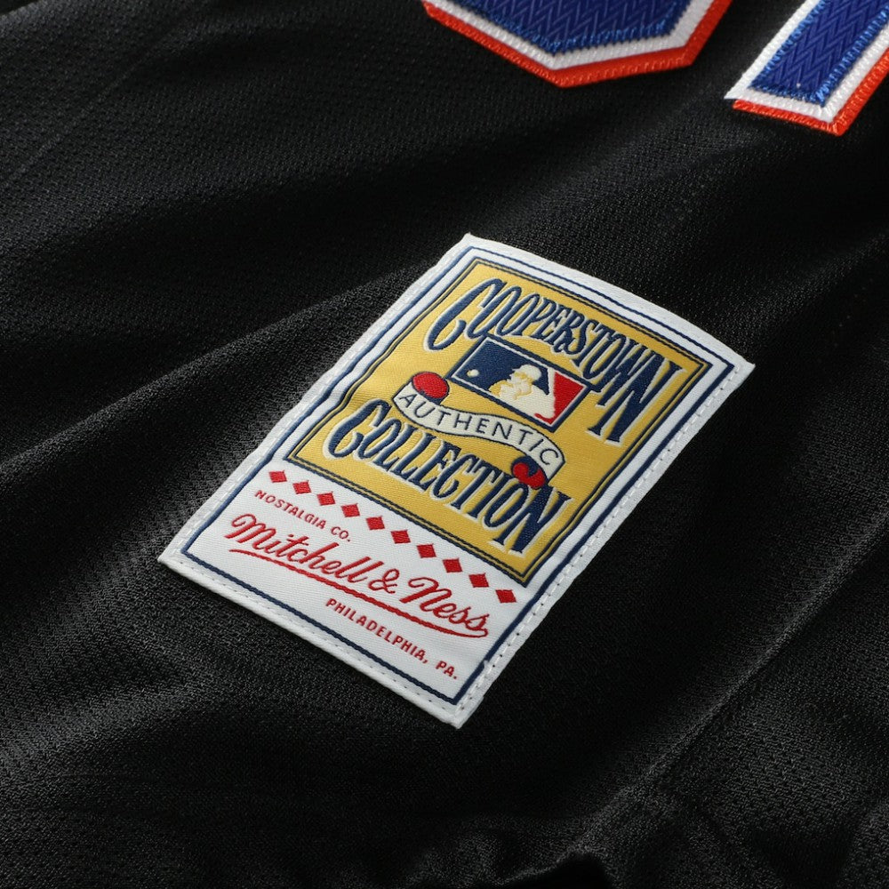 Mike Piazza New York Mets Big & Tall Cooperstown Mesh Batting Practice Jersey Black | Mitchell & Ness
