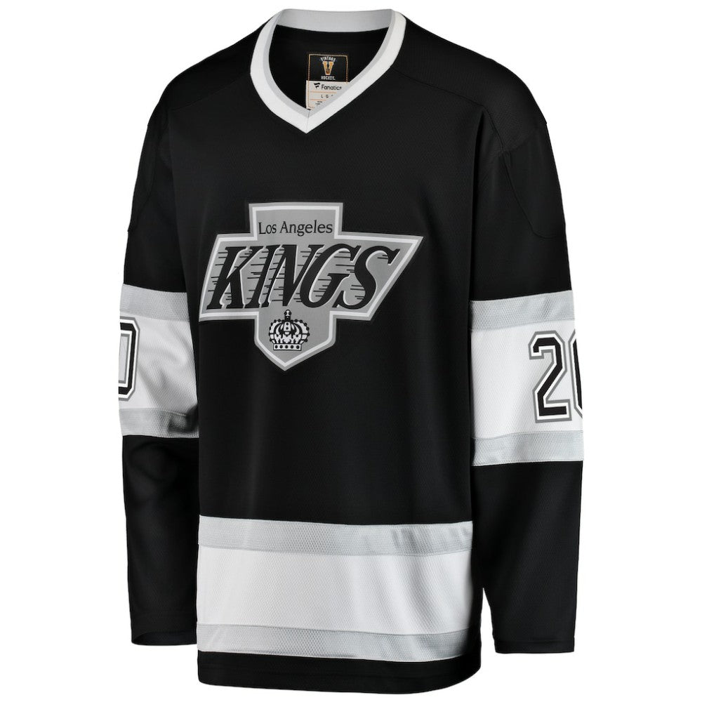 Luc Robitaille Los Angeles Kings Fanatics Premier Breakaway Retired Player Jersey Black