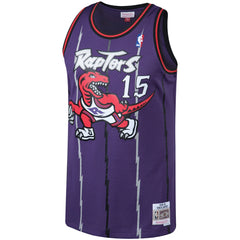 Vince Carter Toronto Raptors 1998/99 Big & Tall Hardwood Classics Swingman Jersey - Purple