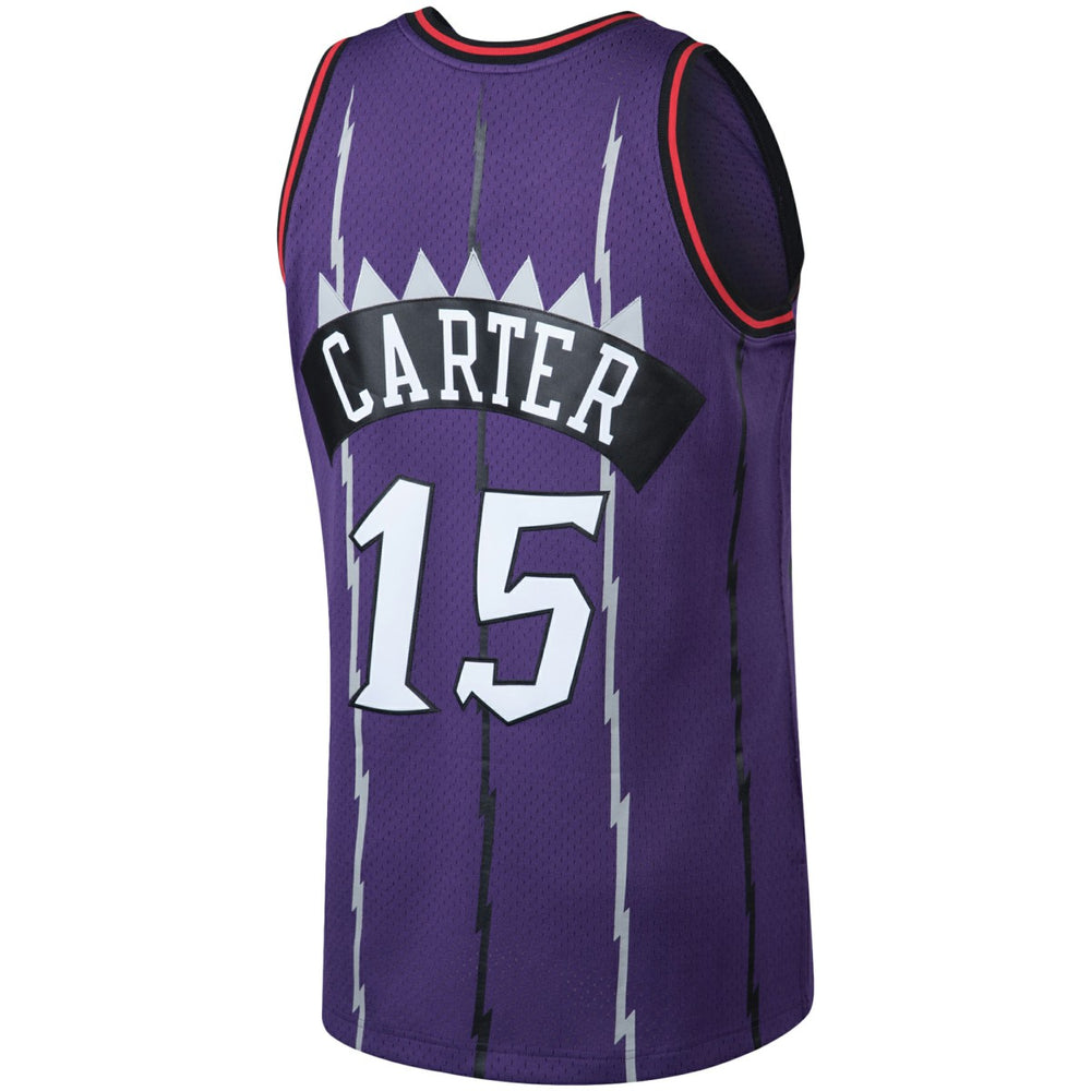 Vince Carter Toronto Raptors 1998/99 Big & Tall Hardwood Classics Swingman Jersey - Purple