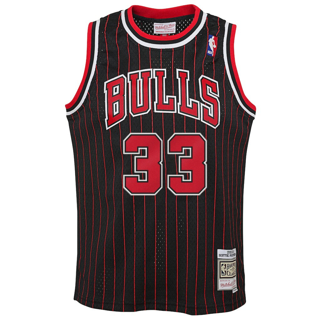 Scottie Pippen Chicago Bulls Big & Tall Hardwood Classics Swingman Jersey sale - Black