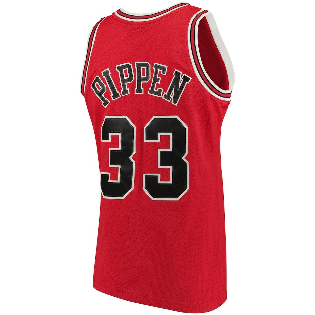 Scottie Pippen Chicago Bulls 1997/98 Big & Tall Hardwood Classics Swingman Jersey sale - Red