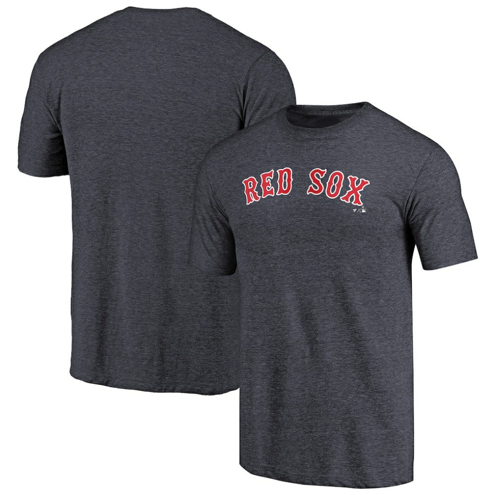 Boston Red Sox Team Wordmark Tri-Blend T-Shirt Navy