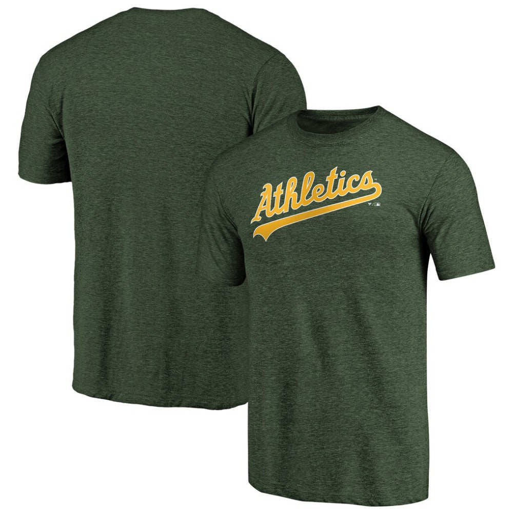 Athletics Team Wordmark Tri-Blend T-Shirt Green